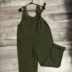Olive Green Women's Jumpsuit
